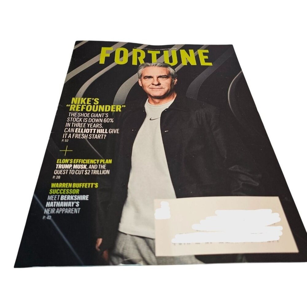 Fortune Magazine February/March 2025 Issue Nikes Refounder Business Insights